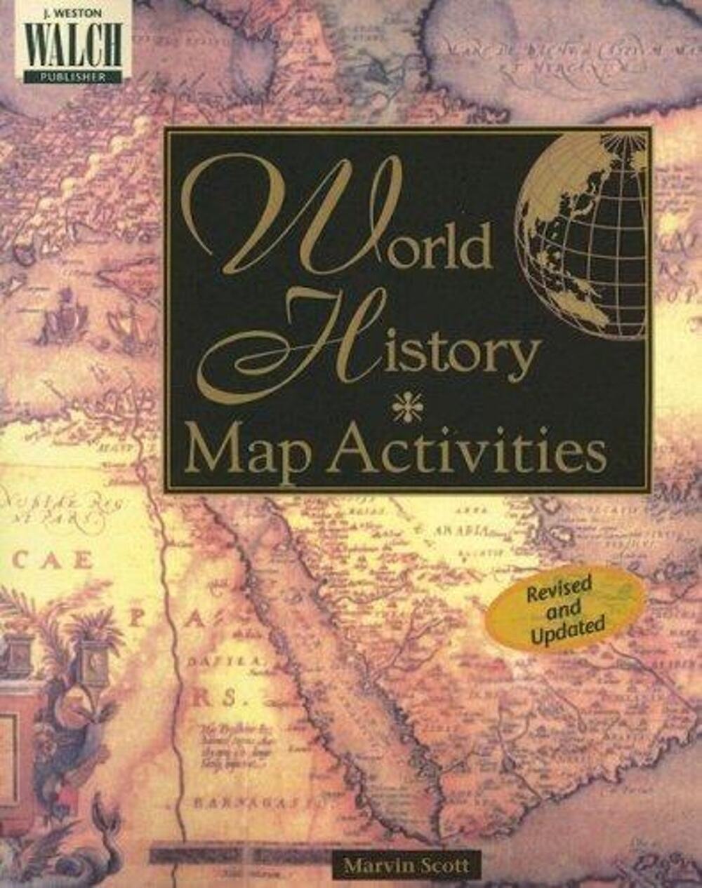 World History Map Activities, Marvin Scott, 1997 paperback 9780825128806
